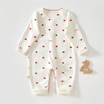 Strawberry & Love Baby Rompers