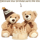 5Pcs Bears Plush Toys 
