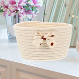 Cute Bow Rope Storage Baskets
