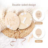 Wooden Baby Milestone Cards 