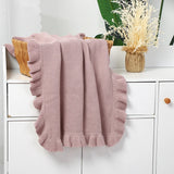 Baby Ruffled Receiving Blanket
