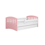 Classic Bed 1 Mix Pink with Mattress and Slats