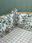 COT BEDDING - GREEN WOODLAND