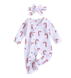 Candy Cane Christmas romper