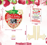 Strawberry Shaped Baby Shower Guest Book