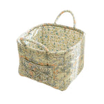 Fabric Floral Storage Baskets