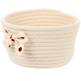 Cute Bow Rope Storage Baskets