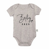 Baby 2025 Pregnancy Announcement Newborn Bodysuits