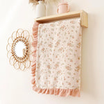 Flower Muslin Receiving Blanket