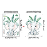 Jungle Animals Wall Stickers for Kids Room