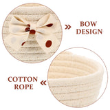 Cute Bow Rope Storage Baskets