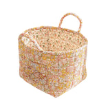 Fabric Floral Storage Baskets