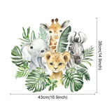 Jungle Animals Wall Stickers for Kids Room