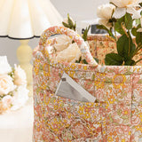 Fabric Floral Storage Baskets