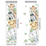 Jungle Animals Wall Stickers for Kids Room