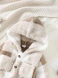 Baby Hooded Plush Jumpsuit