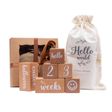 6pcs/1Set Baby Month Milestone Card