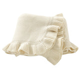 Baby Ruffled Receiving Blanket