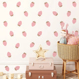 Bohemian Strawberry Wall Decals