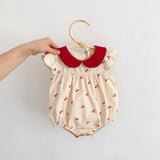 Cherry Print Baby Bodysuit