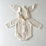 Cute Baby Knitted Romper with Ears