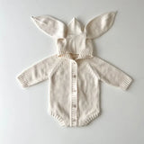 Cute Baby Knitted Romper with Ears
