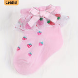 Girl's Fashion Cute Strawberry Socks
