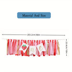 Sweet Strawberry-Themed High Chair Banner for First Birthday