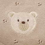 Baby Blankets Cotton Knit Newborn Girl Boy Bed Quilt 100*80CM Plaid Infant Stroller Swaddling Fashion Solid Cute Bear Super Soft