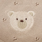 Baby Blankets Cotton Knit Newborn Girl Boy Bed Quilt 100*80CM Plaid Infant Stroller Swaddling Fashion Solid Cute Bear Super Soft
