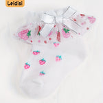 Girl's Fashion Cute Strawberry Socks