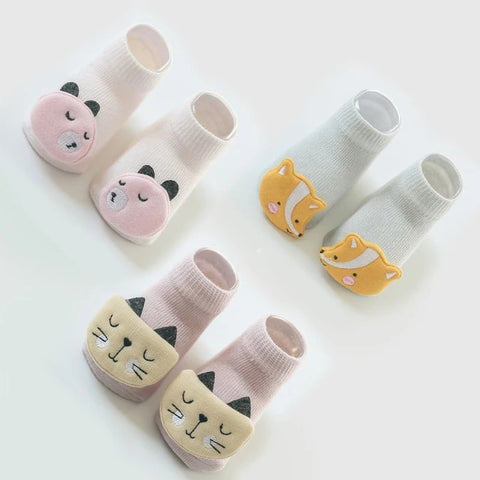 Cute Baby Animal Socks Set