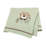 Bear Infant Knitted Baby Blanket