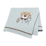 Bear Infant Knitted Baby Blanket