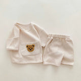 Teddy Bear Newborn Casual Outfit