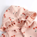 Hooded Baby Girls Rompers 