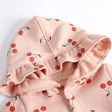Hooded Baby Girls Rompers 