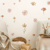 Boho Flower Wall Stickers