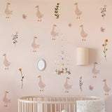 Cute Geese Wall Stickers 