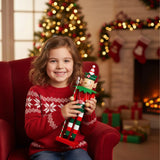 Christmas Elf Nutcracker – Hand-Painted Wooden Holiday Decoration | Festive Christmas Decor | Gift for Kids & Collectors