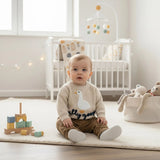 Silly Goose Kids Knit Sweater – Embroidered Goose Pullover | Cozy Cotton Knit Jumper | Toddler & Baby Gift