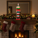 Christmas Elf Nutcracker – Hand-Painted Wooden Holiday Decoration | Festive Christmas Decor | Gift for Kids & Collectors