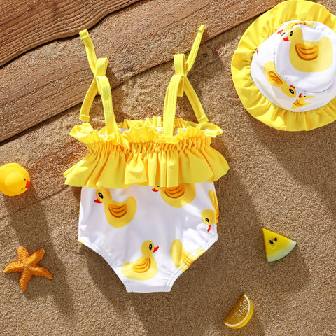 Infant bathing suits Duck Print