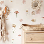 Boho Flower Wall Stickers