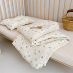 Dainty Flower Crib Bedding and Pillow Set