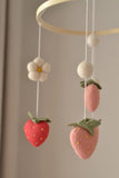 Strawberry Baby Crib Mobile