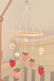 Strawberry Baby Crib Mobile