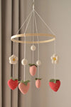 Strawberry Baby Crib Mobile