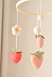 Strawberry Baby Crib Mobile