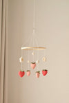 Strawberry Baby Crib Mobile